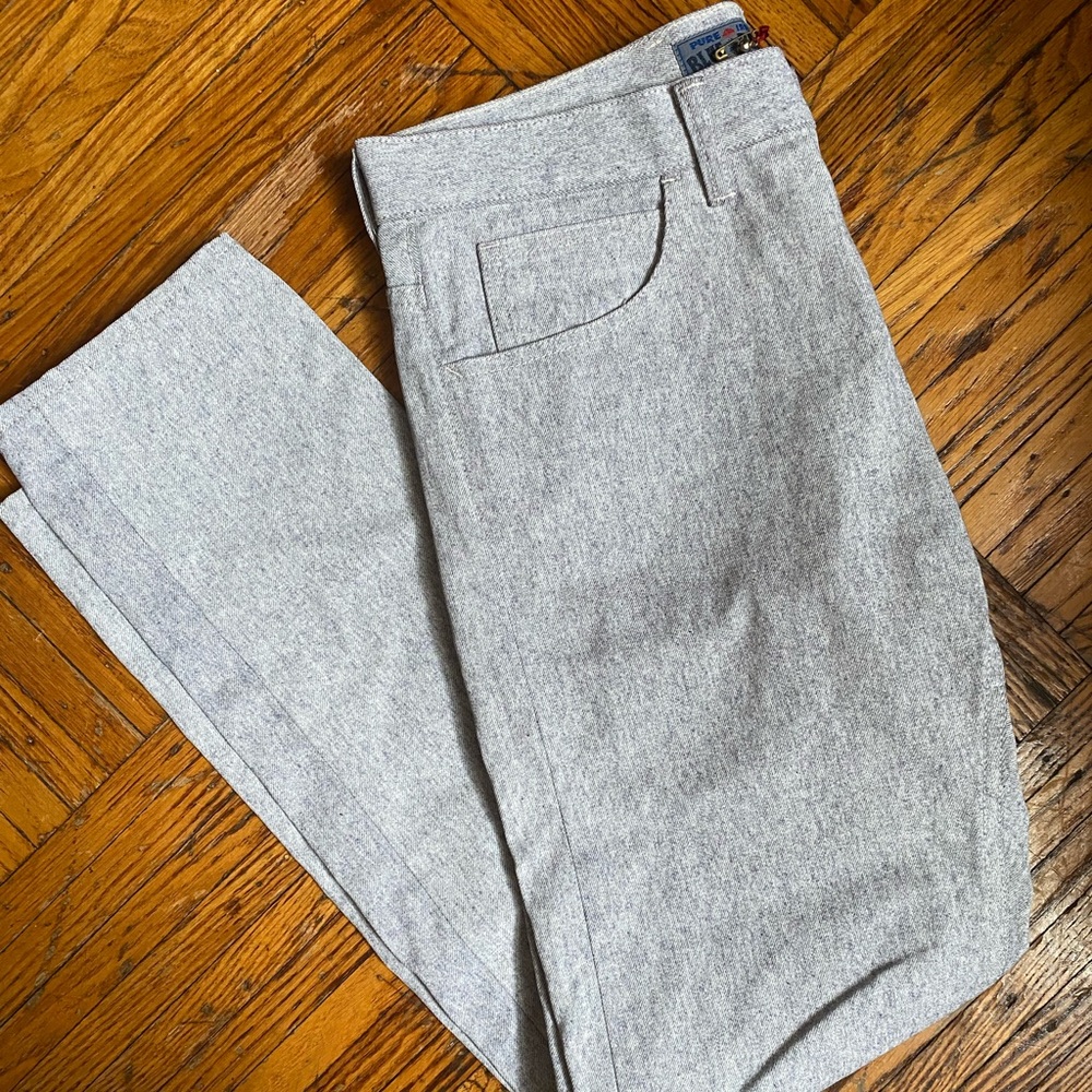 Blue Blue Japan “Haru Gasumi” Blue-Grey Slim Jeans